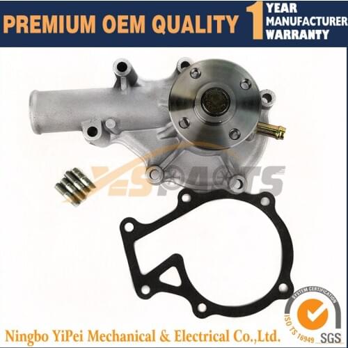 NEW Water Pump 16251-73034 for Kubota V1505 B21 B26 B2630 B2710 F2560 F3080 impeller about 68mm