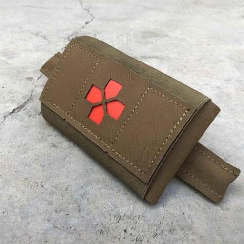 Outdoor Tactical Accessory Package Medical Bag Attachment Pouch Emergency Kit CB/BK/MC TMC3443