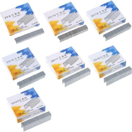 1000Pcs/Box Heavy Duty 23/10 Metal Staples for stapler Office School Supplies Stationery W0YE
