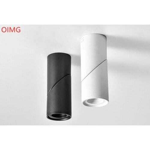 High quality Surface Mounted Rotating LED COB CREE Chip Dimmable Downlights ac85-265V 10W12W15W18W LED Ceiling Lamp Spot Lights