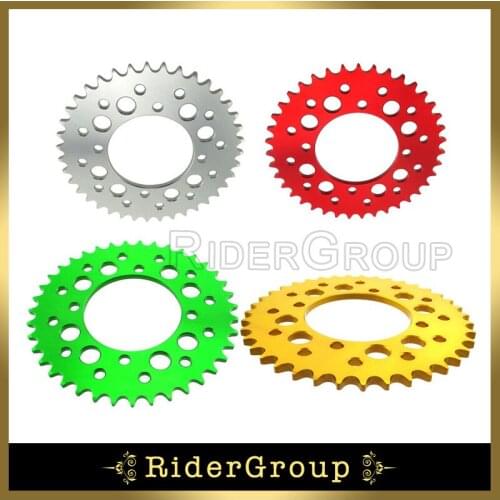 4 Colors 428 39 Teeth 76mm Aluminum Billet Rear Sprocket For Chinese Made Pit Dirt Bike