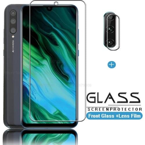 2in1 protective glass on honor 20e screen protector camera lens glas for huawei honor 20 e 20e e20 honor20e back cover film 6.21
