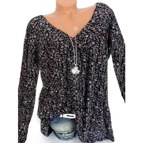 Woman T Shirt Casual Woman T-shirts Plus Size 5XL Tshirt Woman Long Sleeve Tee Top