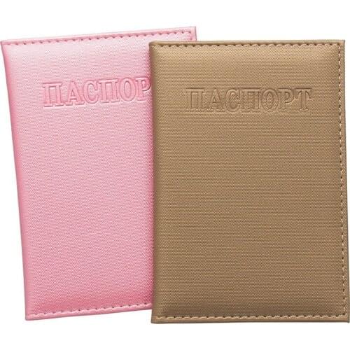 Carrken Women Passport Cover wallet Case Card holder pink colors purse Holder wallets High Quality Passport ID document holder