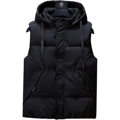 Winter Men Plus Size 7xl 8xl Parka Vest Waistcoat Jackets camouflage Sleeveless Jackets Warm Parka Jacket Waistcoat Men