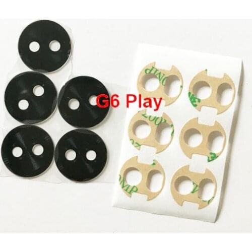 10pcs/lot Original New back Rear Camera Glass Lens Cover With Adhesive Replacement For Motorola for Moto G6 Play
