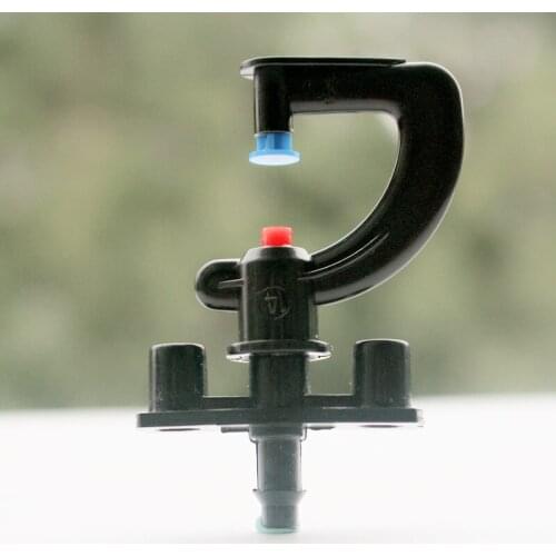 100pcs/pack Joint G-Type Reflection Atomization Nozzle+Bracket Durable Garden Micro Irrigation Series Cooling Misting Sprinklers