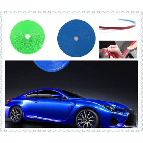 Auto popular rim protection car tire decorative strip color line rubber for Hyundai CCS NEOS-3 Accent SR HND-4 Blue-Will i-blue