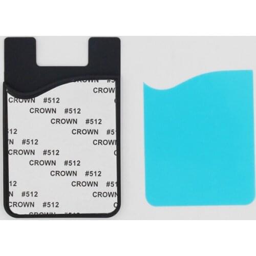 Free Shipping 30pcs/lot Blank Sublimation Silicone Card case bag Printing Sublimation Ink Transfer DIY Print