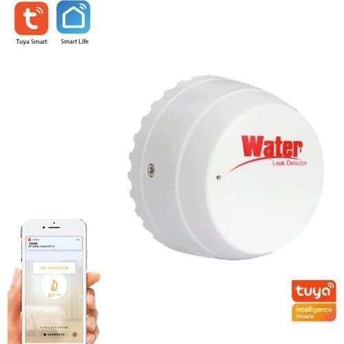 WiFi Tuya Smart Wireless Water Leakage Detector Water Leak Sensor Home Burglar Wifi / GSM Alarm System Home Security System