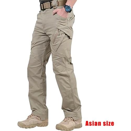 High Quality City Tactical Cargo Pants Men Waterproof Work Cargo Long Pants with Pockets Loose Trousers Many Pockets XXL