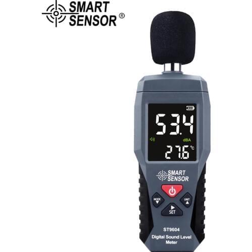Digital Sound Level Noise Meter Measurement 30-130dB dB Decibel Detector Audio Tester Metro Diagnostic-Tool Smart Sensor ST9604