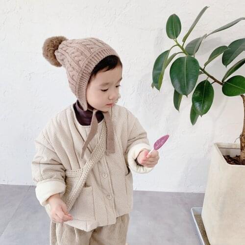 Toddler Kids Winter Jackets 2020 New Arrival Childrens Plaid Cotton Coats Korean Thick Warm Soft Jacket for Girls Boys 2-6 Y