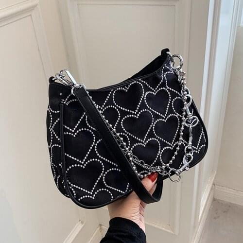 Elegant Female Square Underarm Bag 2021 New Quality Canvas Womens Designer Handbag Travel Shoulder Messenger Bag Phone Purses