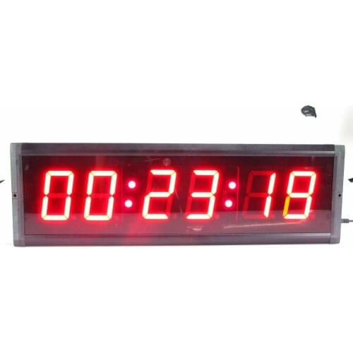 Fedex Free Shipping 3" 6 Digits electronic counter led countdown clock