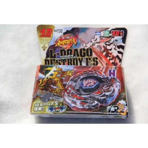 Bayblade Toys New Arrive!! Metal Fight Spinning Top L-Drago Destroy F:S BB108 4D System + Launcher for Kid Toys