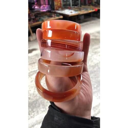 Natural handcarved red agate bangle bracelets women bangle jade jewelry jadeite jade bangles bracelet for women
