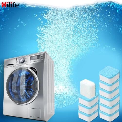HILIFE Washing Machine Cleaner Detergent Effervescent Tablet Cleanser Effervescent Tablet Washer Cleaner