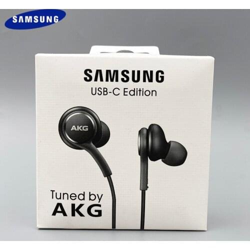 Samsung AKG Earphone Type C In-Ear EO-IG955 Headsets With Volume Wired Control For Galaxy NOTE 10 /20 S20 S21 Plus A60 A90 A80