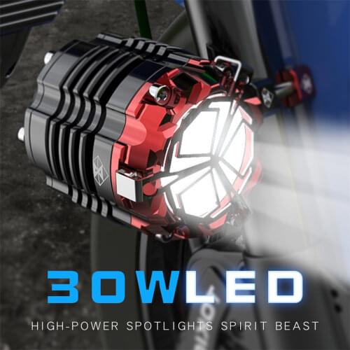 SPIRIT BEAST Fog Light Motorcycle Led Spotlight for Led Sportster Touring Softail Dyna Honda Shadow Yamaha BMW Kawasaki Suzuki