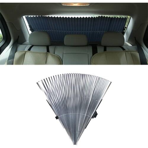Retractable Car Windshield Visor Shutter Type Window Sun Shade Blinds Windscreen Sun Shades Anti UV Sunshades 46x160cm