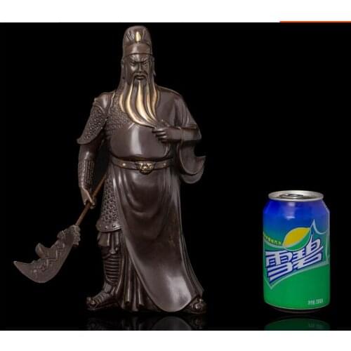 The old play manufacturers selling crafts sculpture ornaments of Guan Gong copper decoration