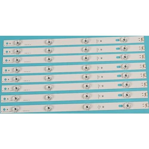 New LED LCD TV set 4 lights 40CM concave mirror headlamp bead universal lamp strip aluminum substrate