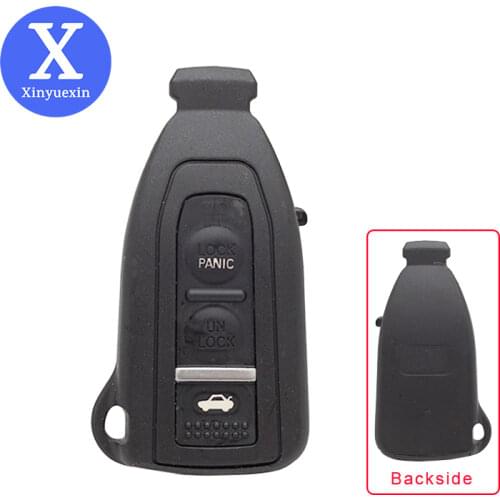 Xinyuexin Smart Prox Remote Key Shell Case Fob for Lexus LS430 2002 2003 2004 2005 2006 uncut blade car keyless entry 3 buttons