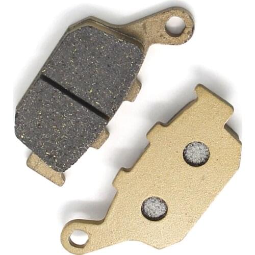 Motorcycle Rear Disc Brake Pads For Kreidler Street125 DD 2012-2013 For Peugeot SV250 2001-2002 For Sinnis Stealth 125 QM125