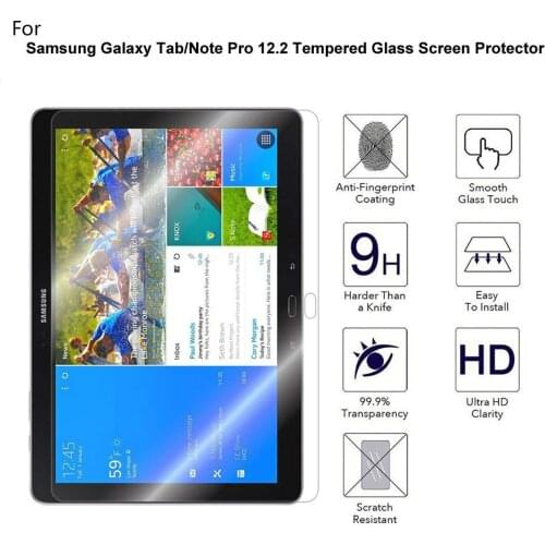 2pcs Screen Protector Tempered Glass For Samsung Galaxy Tab Note Pro 12.2 inch P901 P905 SM-P900 Tablet Screen Protector Guard