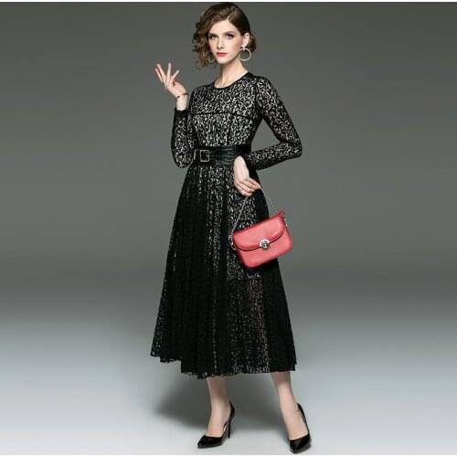Long sleeve dress for women in spring and summer 2020