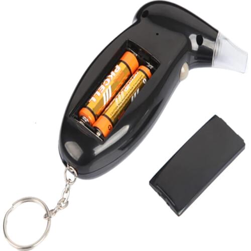 20pcs /2019 Free Shipping Key Chain Professional Alcohol Tester Digital Breathalyzer