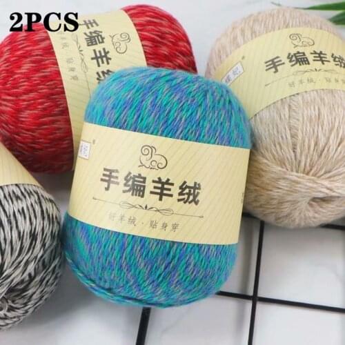 50 Grams/Ball DIY 3 Plys Cashmere Line Wool Handmade DIY Knitting Yarn Baby Scarf Velvet Soft Thickness Knitting Yarn