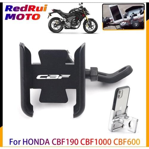 Motorcycle Accessories handlebar Mobile Phone Holder GPS stand bracket For HONDA CBF190 CBF1000 CBF600 CBF190X CBF190R