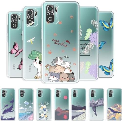 Case For Redmi Note 10 Case Redmi Note 10 Pro Transparent Back Cover For Redmi Note 10s Clear Phone Shell on Xiaomi Redmi Note10