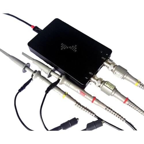DSCope U2P20 PC Oscilloscope USB Digital Dual 200MS/s Sampling Rate 50mhz Analog Bandwidth with FFT GUI u3p100 u2b100