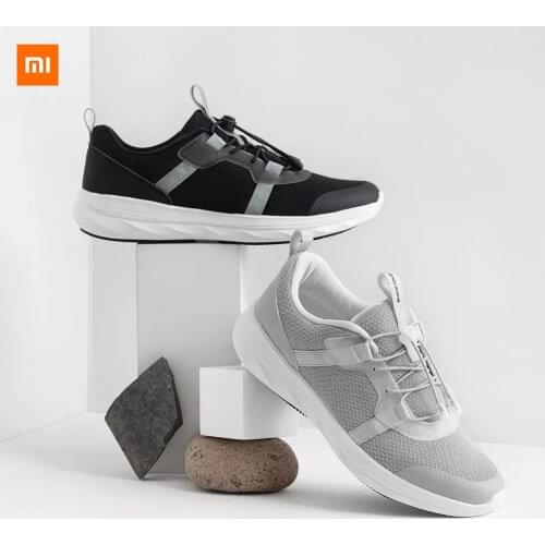 Xiaomi Mijia Youpin Efficient non-slip non-lacing light running shoes Lace-free design antibacterial breathable light and soft