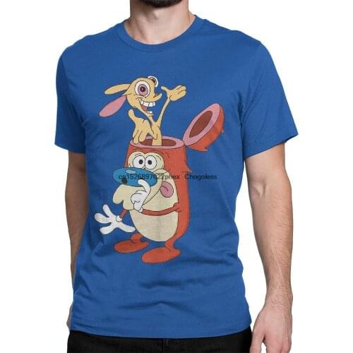 The Ren and Stimpy T Shirt Womens and Mens Cotton Tee All Sizes