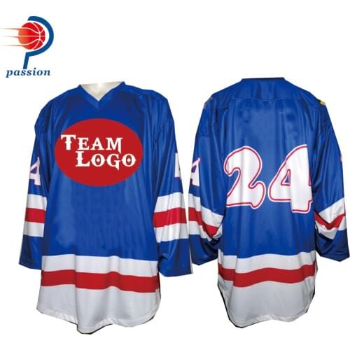 Free Design Customized Sublimated Kids Ice Hockey Jersey