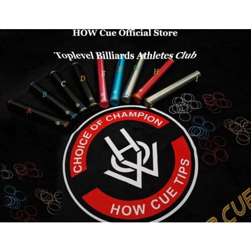 HOW CUE Official Store Pool Cue Extension How Cue Extended Black8 Cue Extension Aluminum Alloy Professional 112 Grams Ultralight