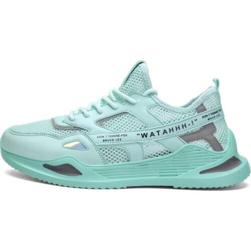 2021Summer New Mesh Sneakers Harbor Style Soft And Comfortable Concave-convex Design Non-slip Wear-resistant Running Shoes
