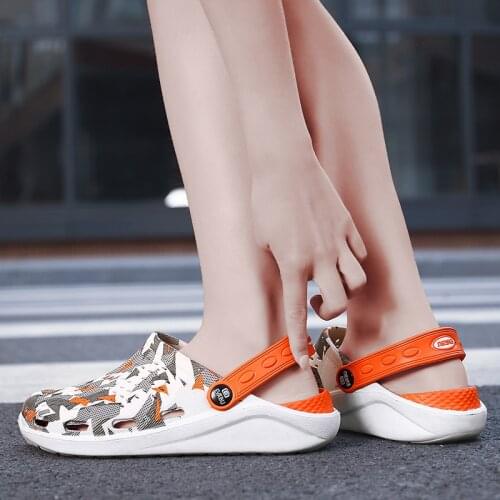 Women Shoes Hole Shoes Men Beach Shoes Light Sandals Home Slippers Outdoor Summer Wading Sneakers Leisure Shoes Zapatos Hombre
