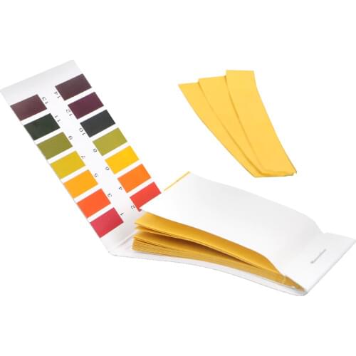 PH Litmus Paper 1-14 Test Paper Litmus Test Aquarium Pond Water Testing Full Range Alkaline Acid 80 Strips PH Test Strip