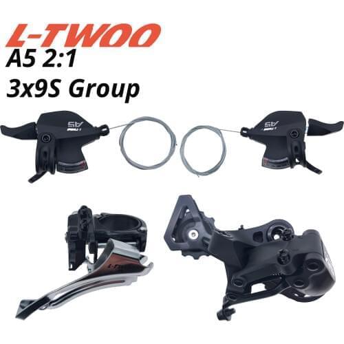 LTWOO A5 2:1 3x9s 27s Speed Derailleurs Groupset SL-A5 3s 9s Shifter Lever FD-A5 Front Derailleur 9 Speed RD-A5 Rear switches