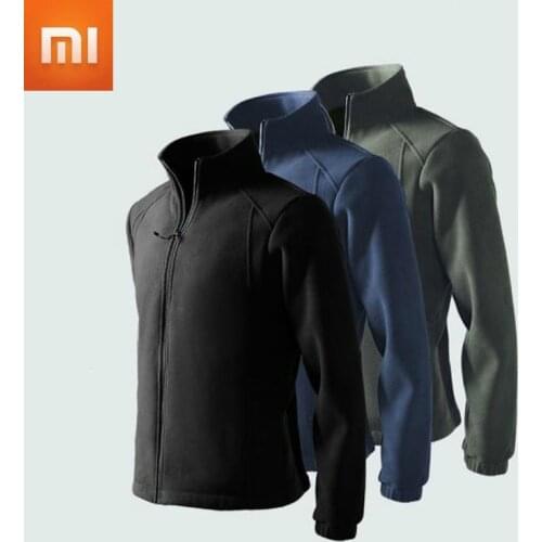 Xiaomi Mens Warm Jacket Polar Fleece Clean Up Double-layer Thickening Can Not Afford The Ball Mens Autumn and Winter Jacket