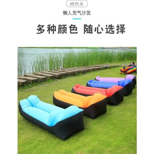 Outdoor A lazy person inflatable The sofa online celebrity Inflatable bed park Air cushion mattress My lunch break Air bed