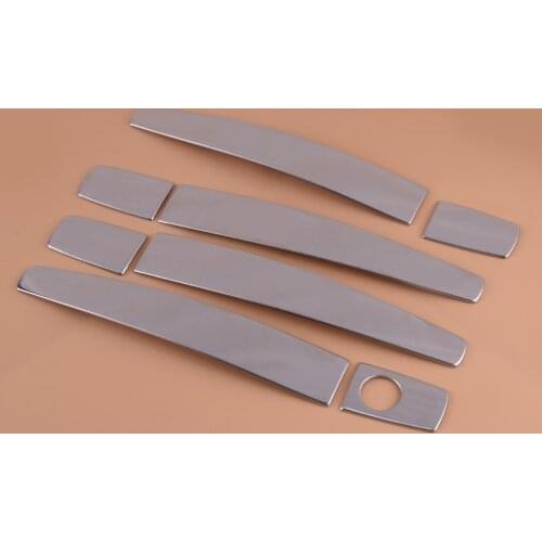 Beler 8pcs Stainless Steel Door Handle Cover Trim Fit For Vauxhall Opel Astra H J Mokka Corsa D Zafira B Insignia Meriva Antara