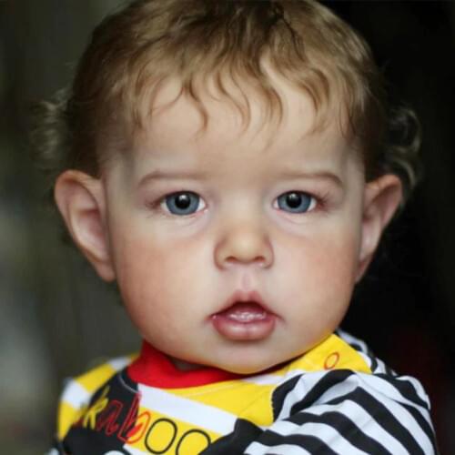 NPK Reborn Doll Kits for 22inches Soft silicone Reborn Baby Dolls Accessories fabric body DIY toy blank doll mould