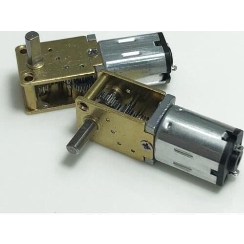 Micro N20 Single/Dual Shaft All Metal Gear Motor DC3V-12V 4rpm-381rpm Slow Speed High Torque Engine DIY Robot