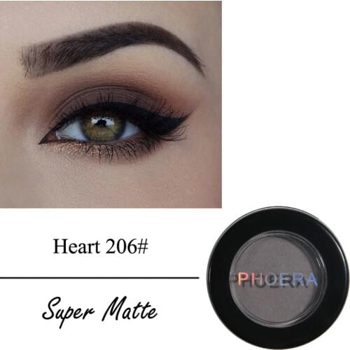 PHOERA Smoky Eyeshadow Palette Powder Matte Shimmer Eye Shadow Palette Make Up Cosmetic maquiagem Tint 12 colors TSLM2